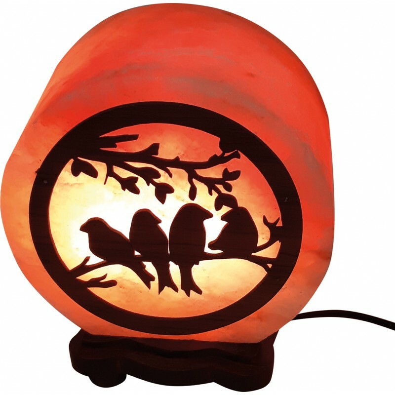 Лампа солевая WonderLife "Круг-птички" 1,6-2,7 кг